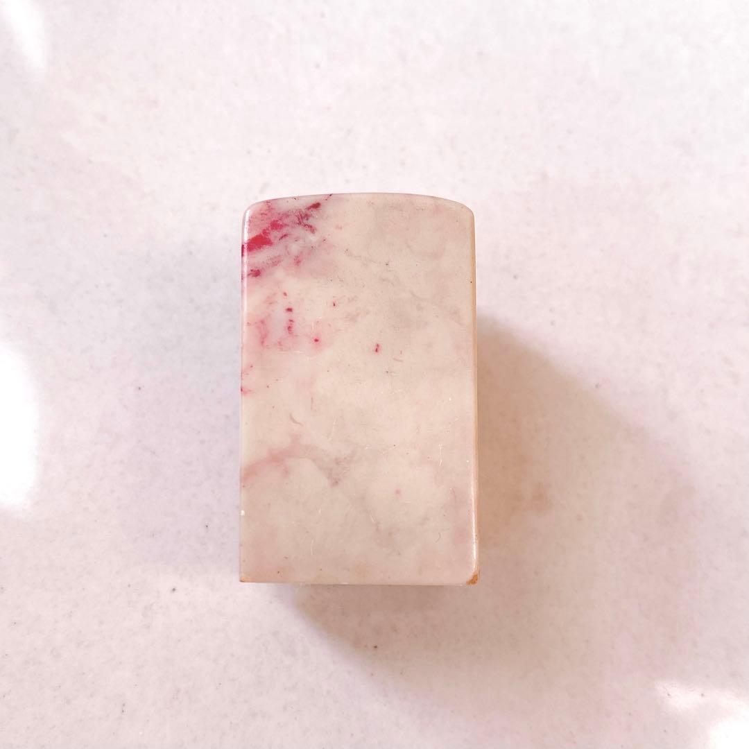 印材　鶏血石　昌化石　天然　金魚