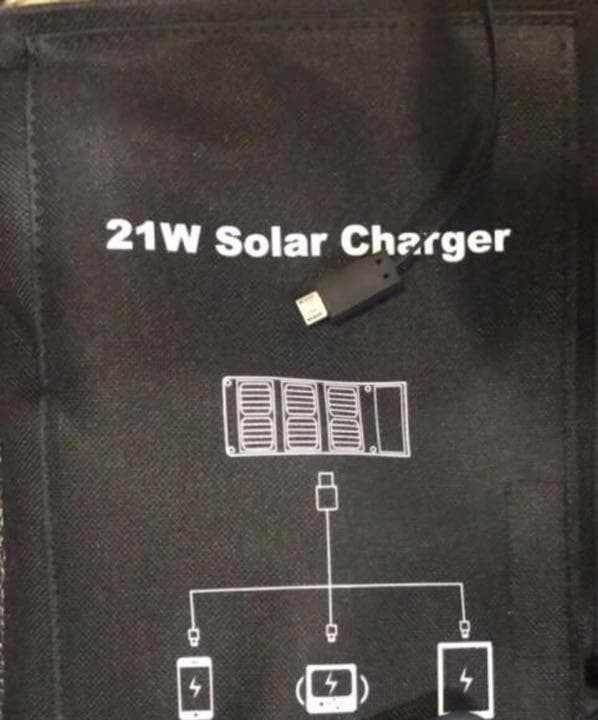 最先端技術＆高効率な単結晶ソーラーパネル3枚搭載♪❤停電時のモバイル電源確保