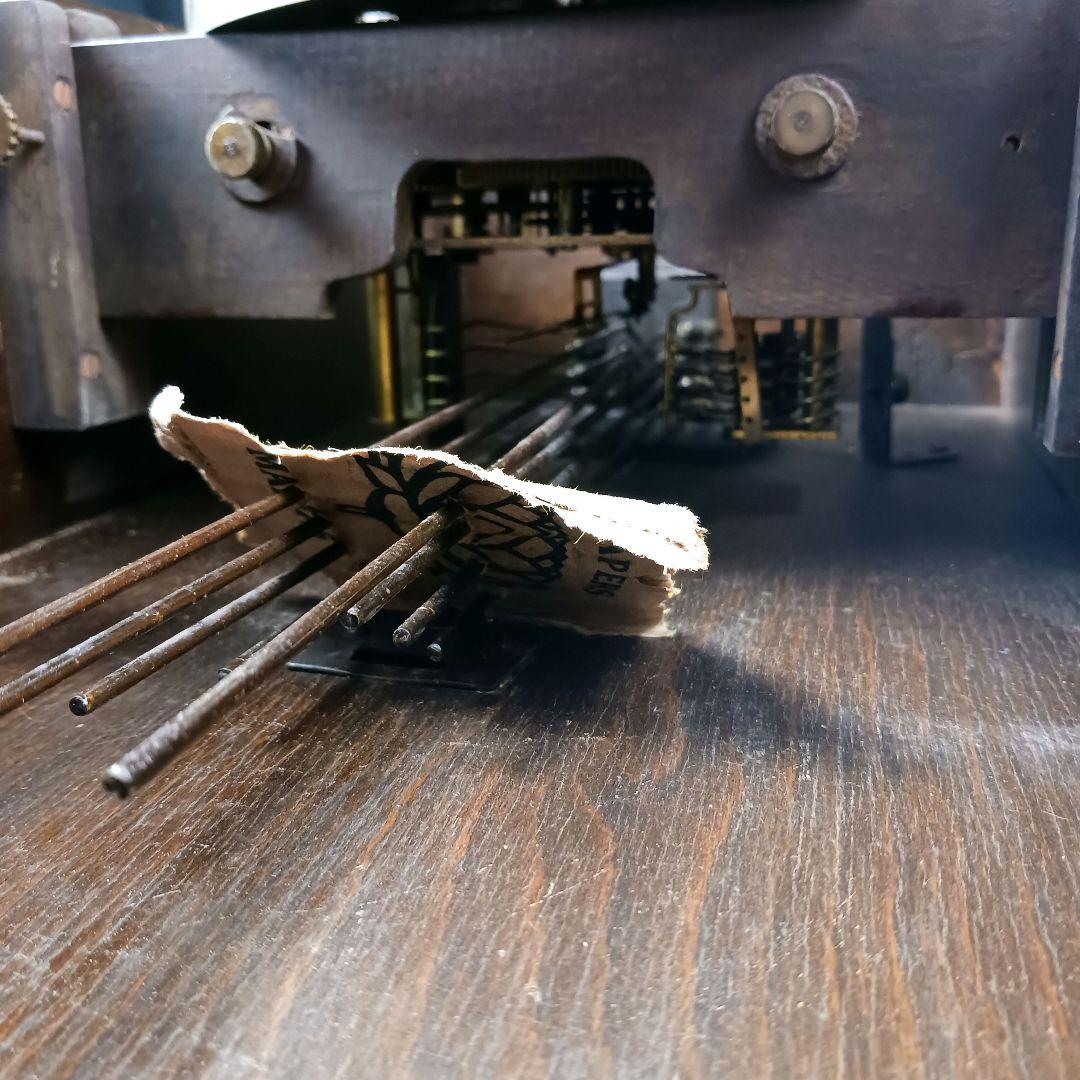 アンティーク 柱時計 壁掛け時計 振り子 ゼンマイ式