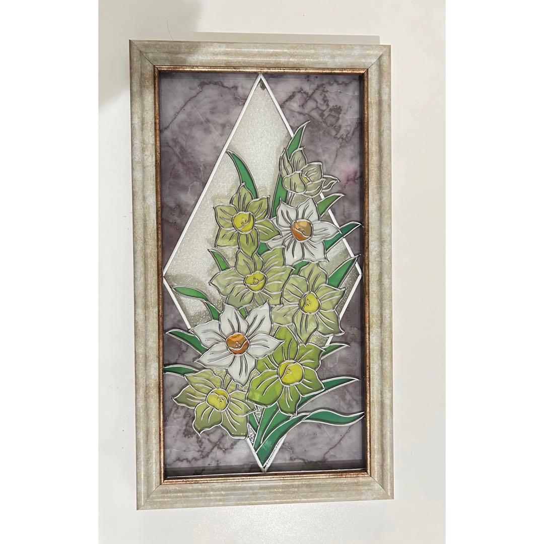 グラスアート 水仙