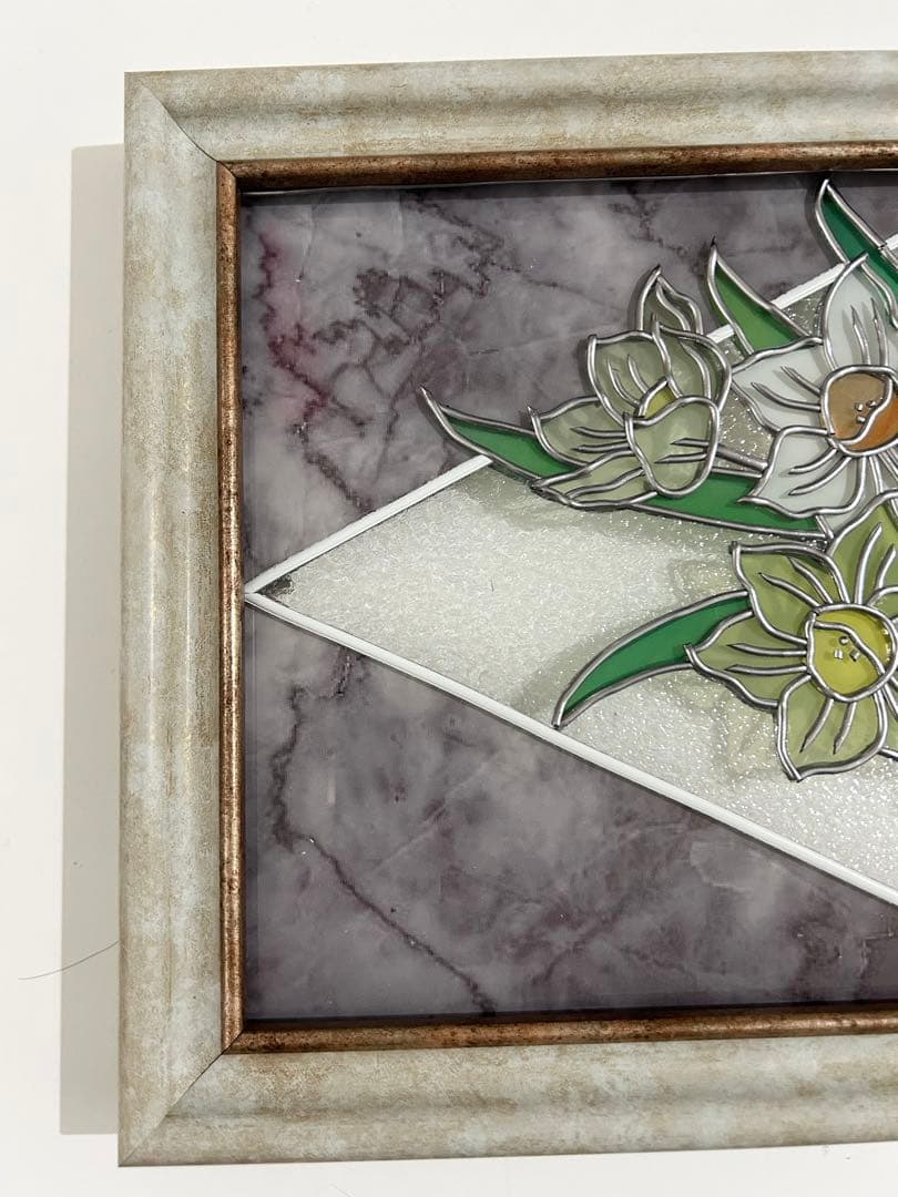 グラスアート 水仙