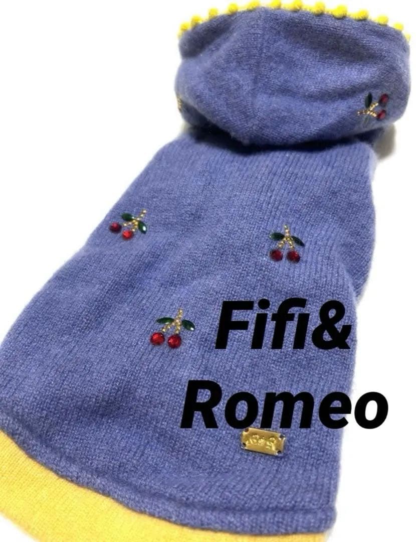 フィフィアンドロメオ 　　　　　　　　　　　カシミヤ チェリーパーカー　パープル