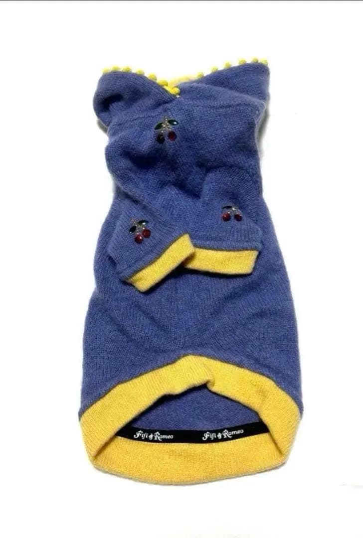 フィフィアンドロメオ 　　　　　　　　　　　カシミヤ チェリーパーカー　パープル