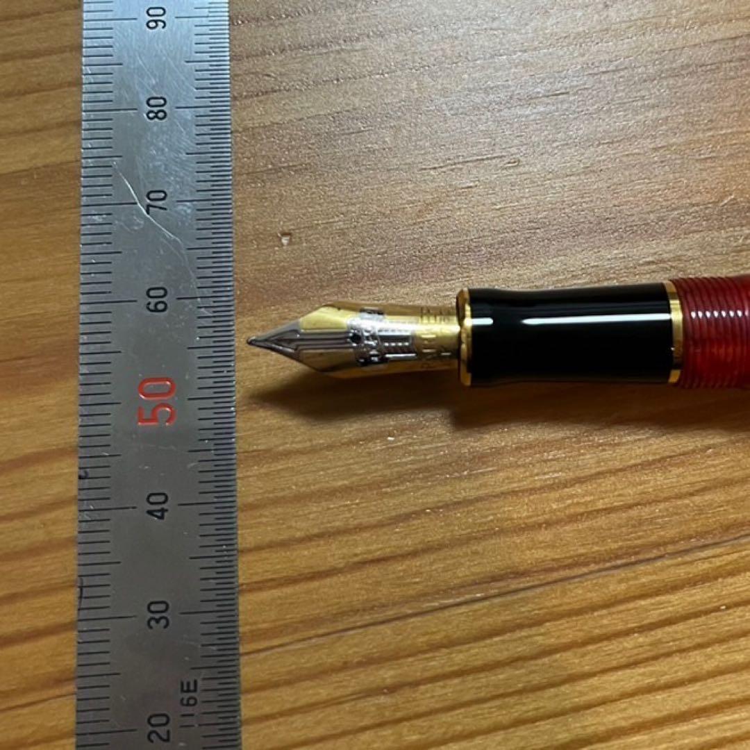 Parker DuoFold 万年筆 赤