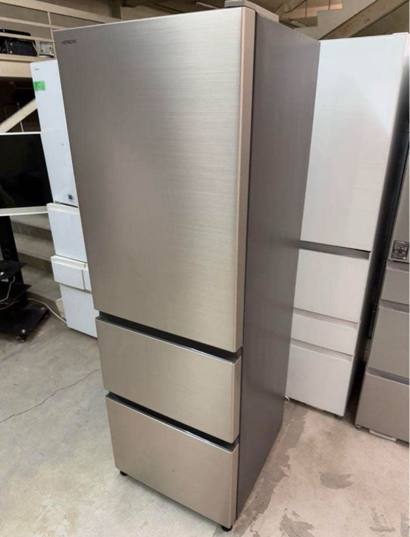 【高年式】 2020年式 375L HITACHI 冷蔵庫 R-V38NV(N)