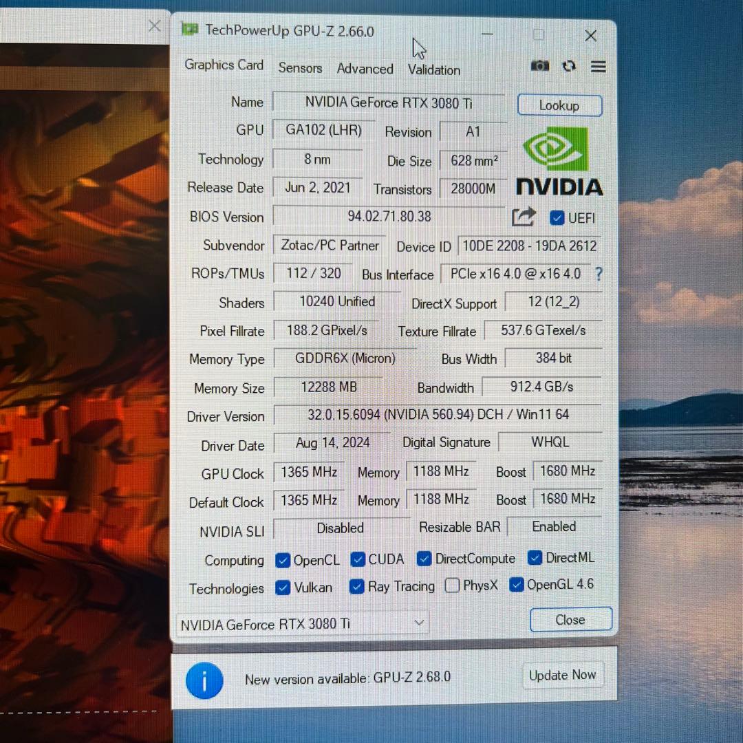 グラフィックボード・グラボ・ビデオカード ZOTAC GeForce RTX 3080 Ti 12GB GDDR6X