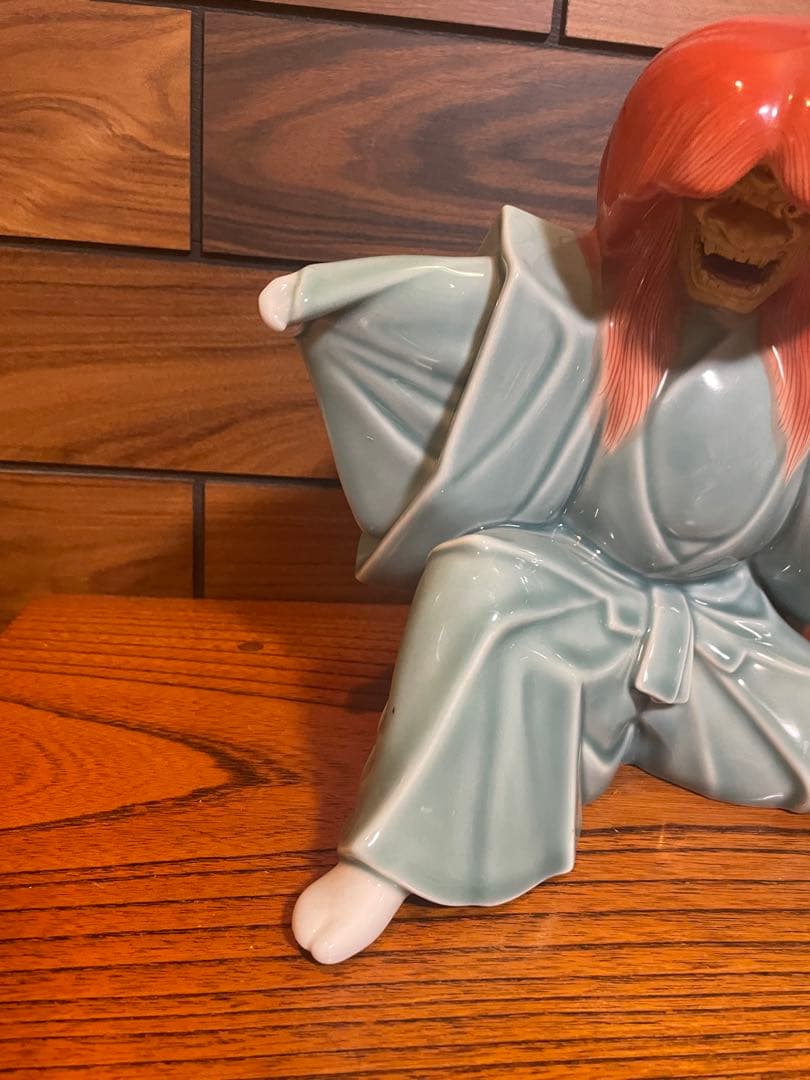 深川磁器　高級歌舞伎　人形　大型