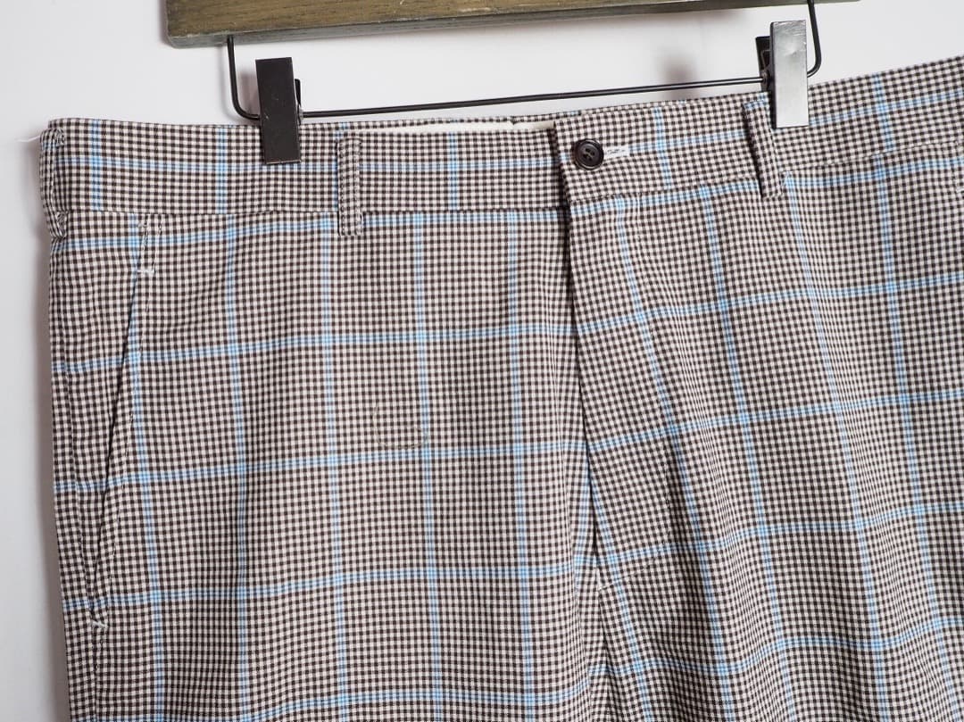 美品 コムデギャルソン オム プリュス チェック サルエル パンツ 209P▲