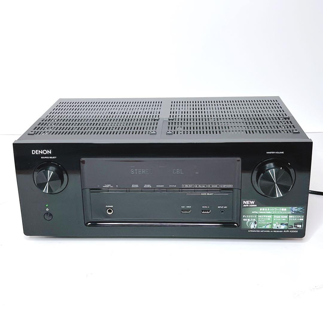 【美品・動作品】 DENON AVR-X2000 AVアンプ7.1ch