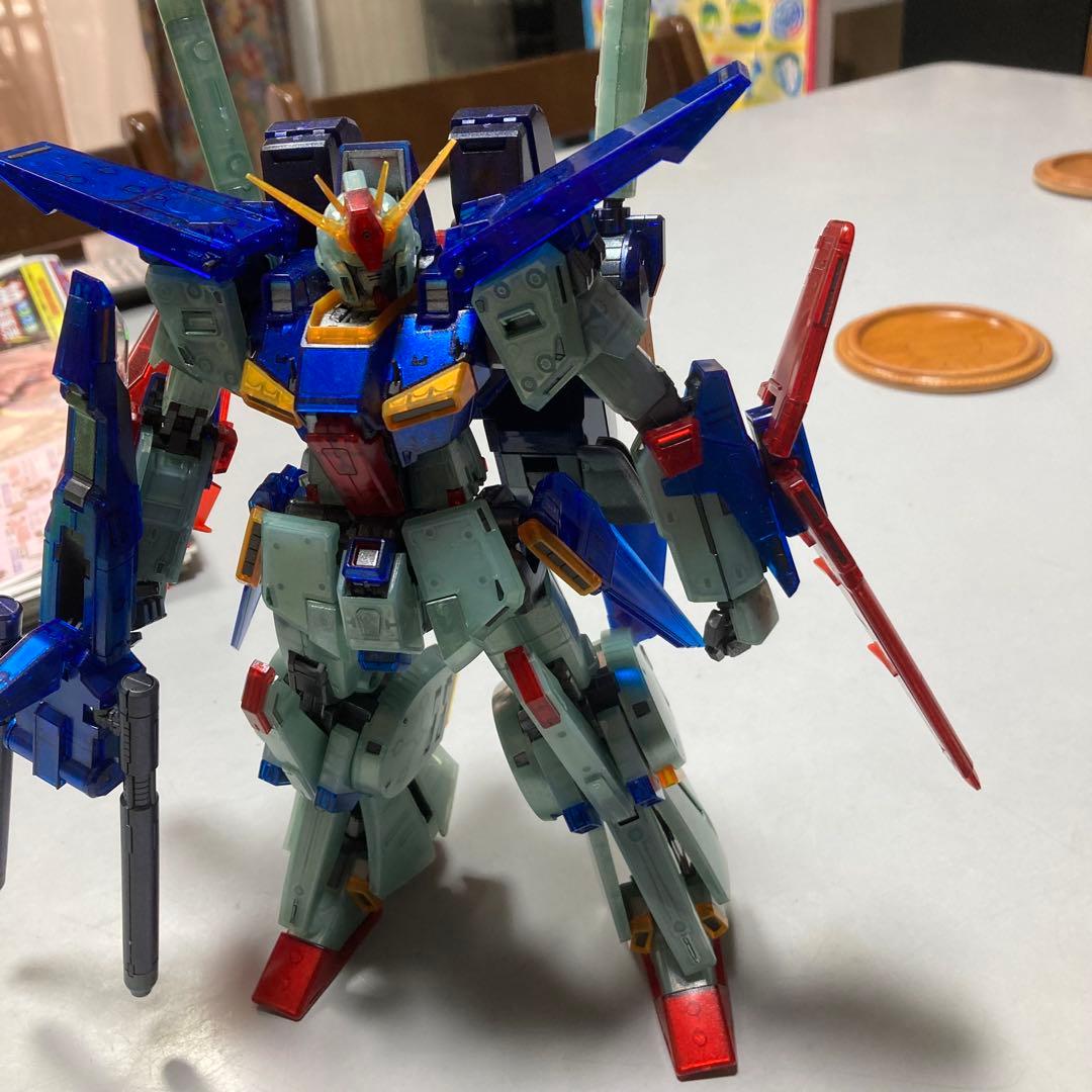 MGZZ GUNDAM \"Ver.Ka\" 限定版クリアメカニカルコアメッキ風塗装