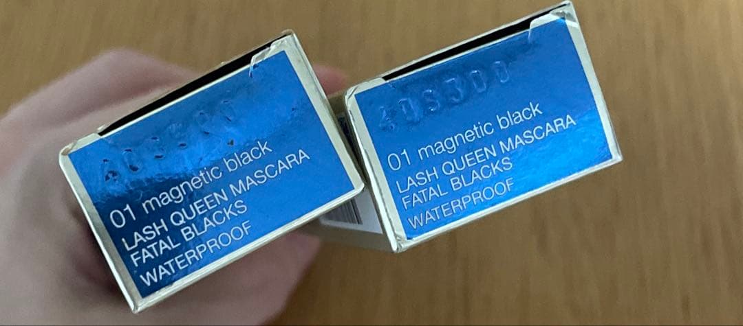 新品 ヘレナラッシュクイーン コブラブラック WP 01 マスカラ 2本セット