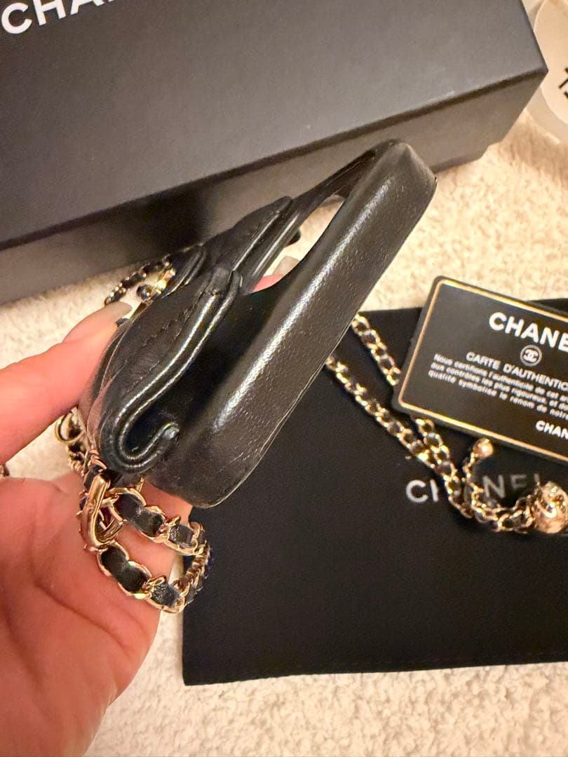 chanel iPhone12ケース マトラッセ