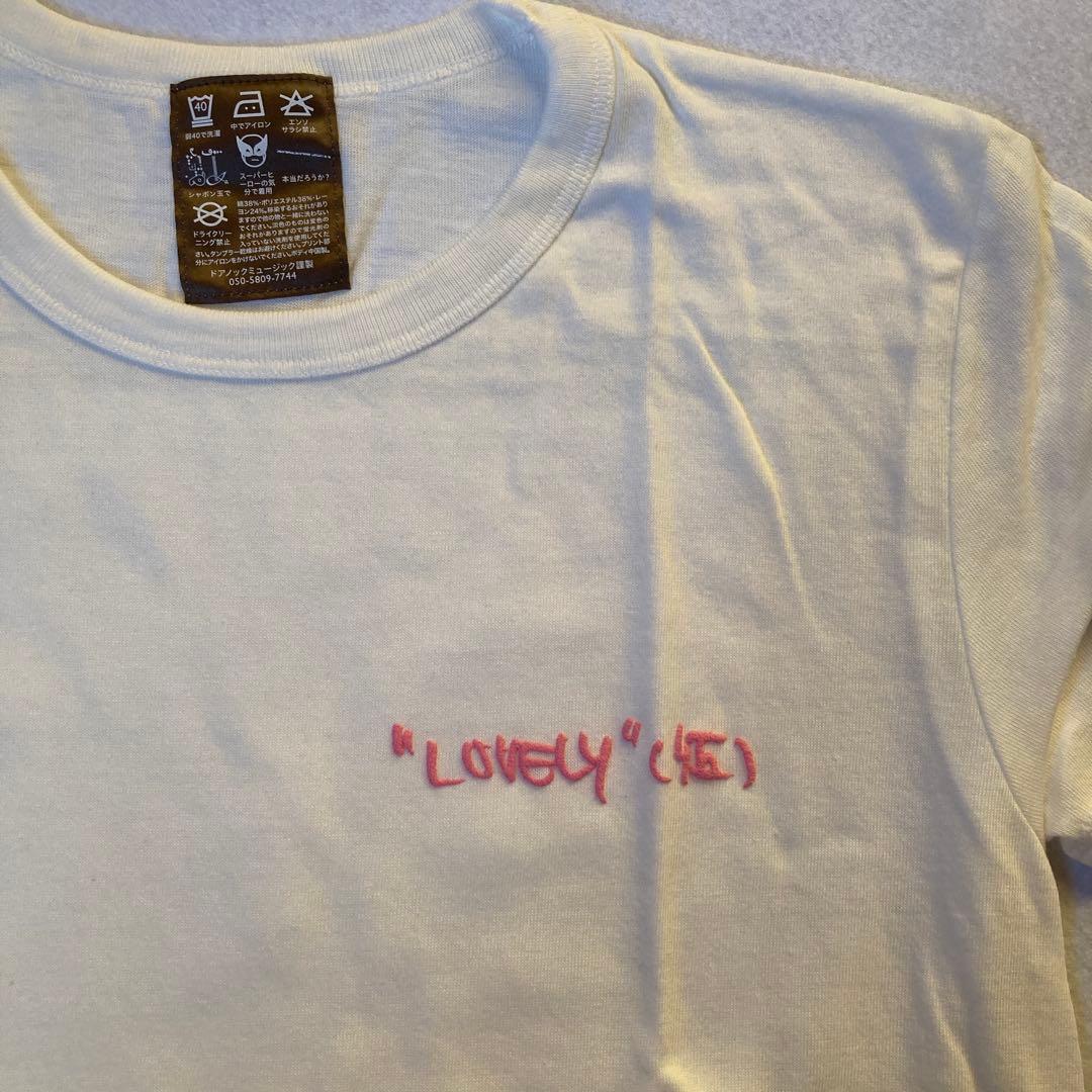 小沢健二　Tシャツ \"LOVELY\" 歌詞tee Mサイズ