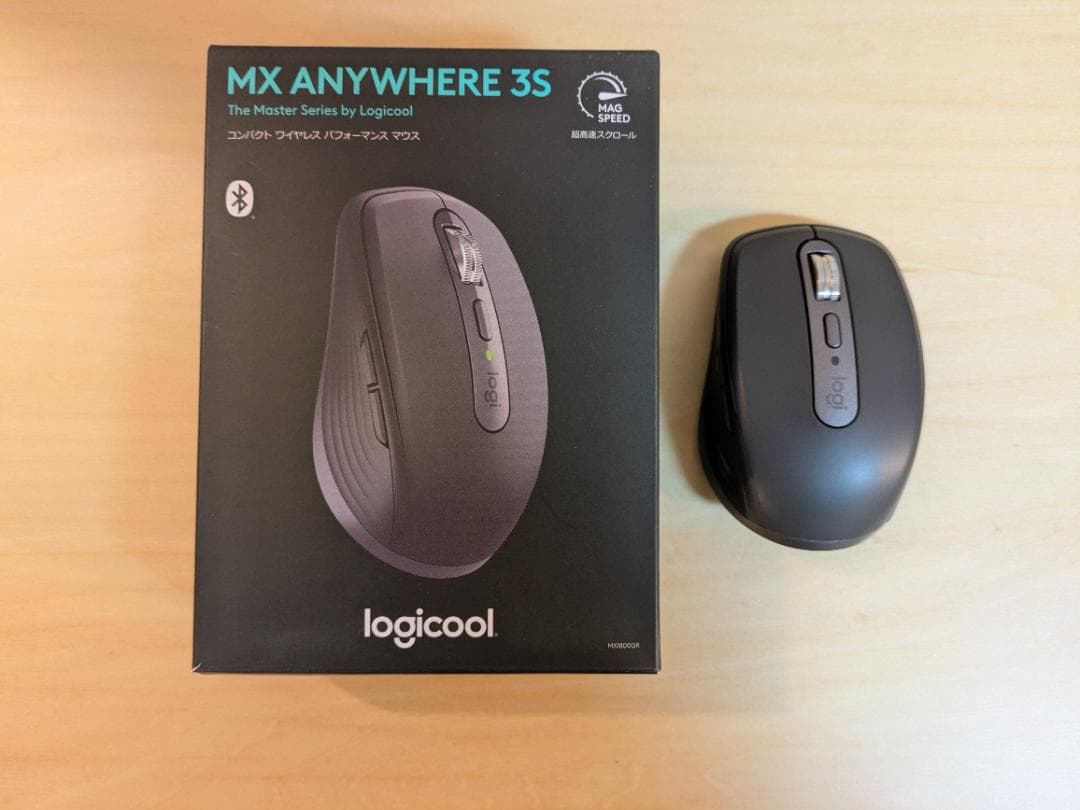 Logicool MX Anywhere 3S ワイヤレスマウス【付属品あり】