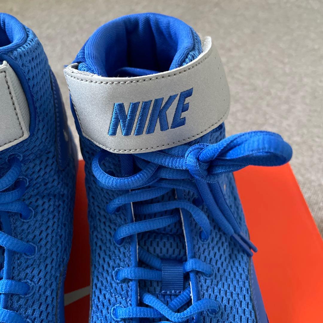 ナイキ・インフリクト [ブルー/シルバー］ 青 ハイカット28.0cm