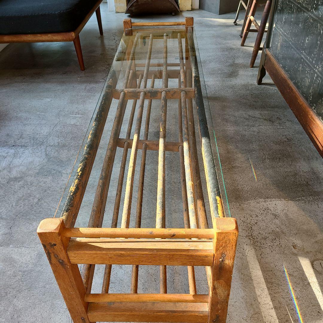 ヴィンテージ　インダストリアル　ヴィンテージ家具シューズラック20s30s50s