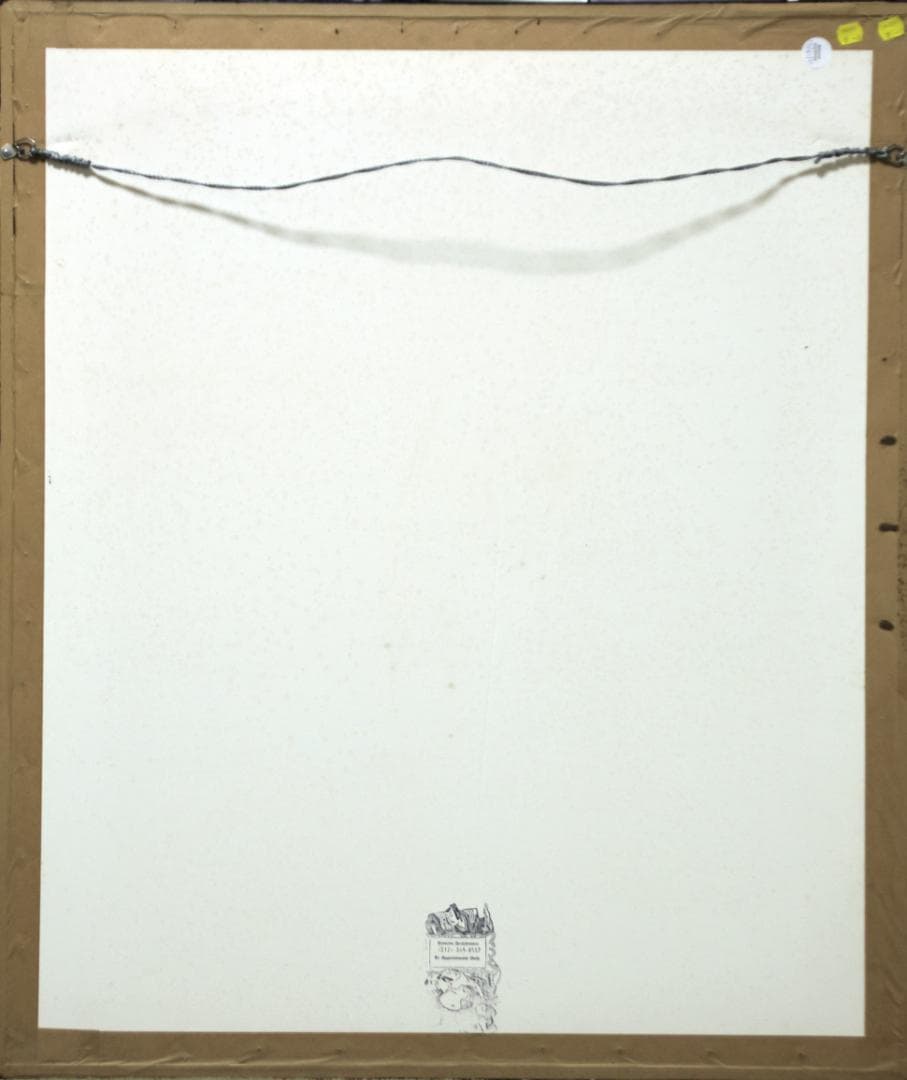 岡田櫻邨「鷺図」絹本、日本画