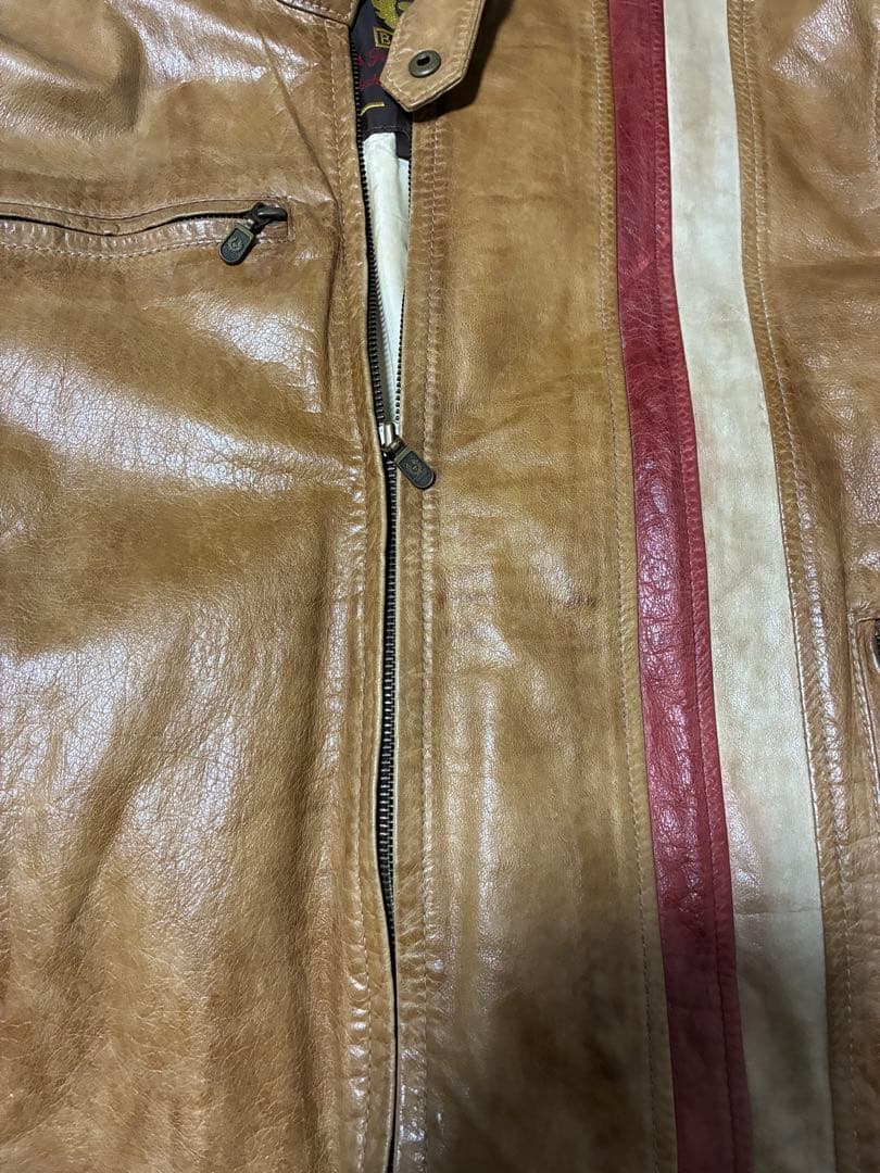 Belstaff レザージャケット イタリア製 S ラムレザー ベルスタッフ