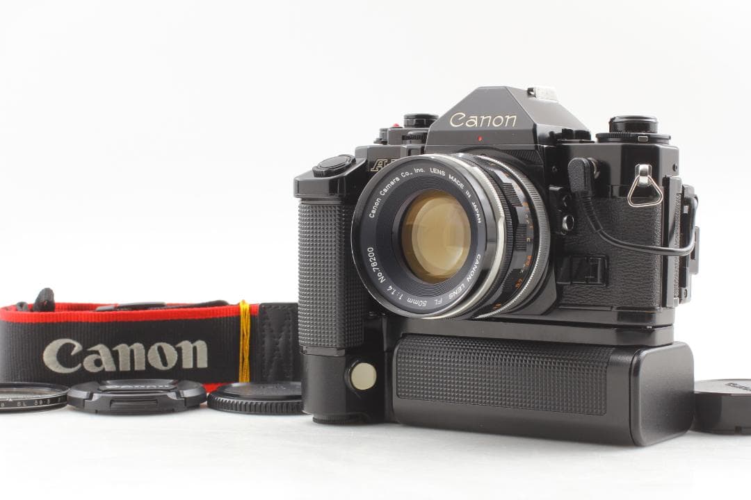 フィルムカメラ Canon A-1 FL 50mm F1.4 MOTOR DRIVE MA
