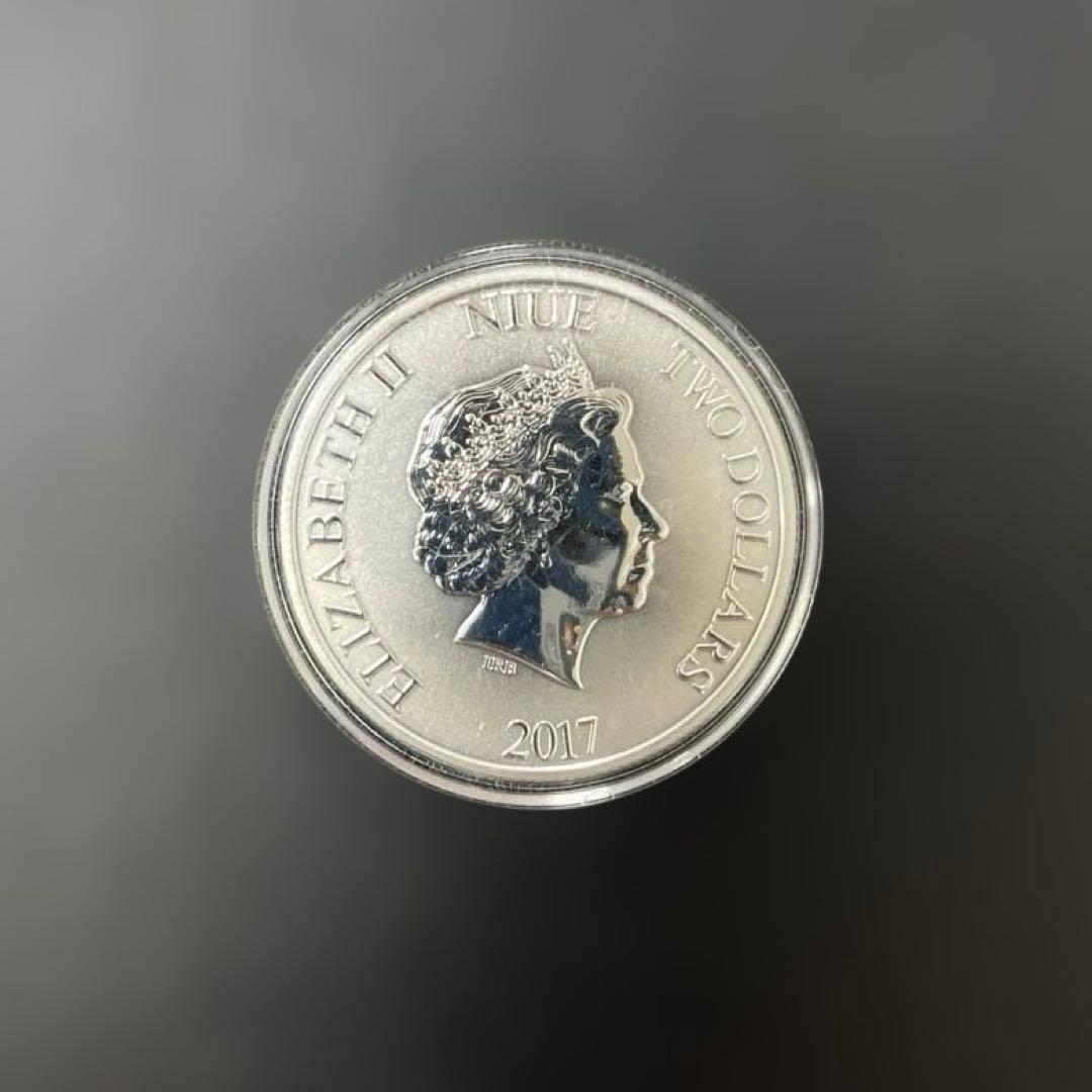 【純銀】ダース・ベイダー　2DOLLARS 純銀プルーフ