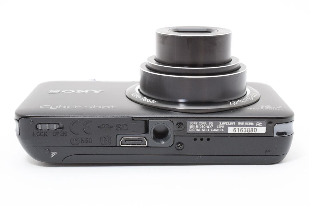 【極美品】SONY Cyber-shot DSC-WX7 ブラック　新品級！