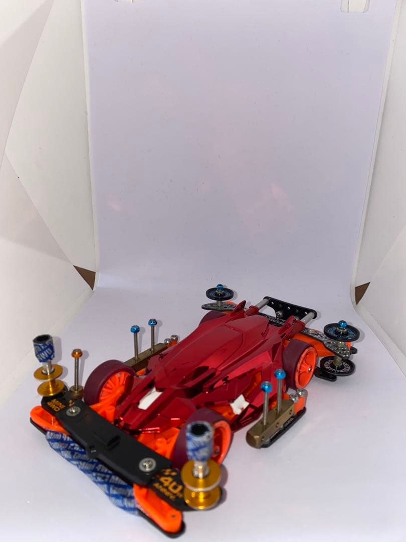 ミニ四駆完成品　タミヤ純正品　カーボン　B-MAX ストッククラス　アマレギュ