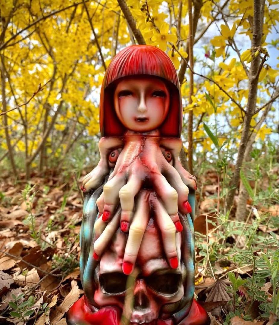 かっこわらい雑貨店 エリザベス Elizabeth 赤髪 ソフビ　フィギュア