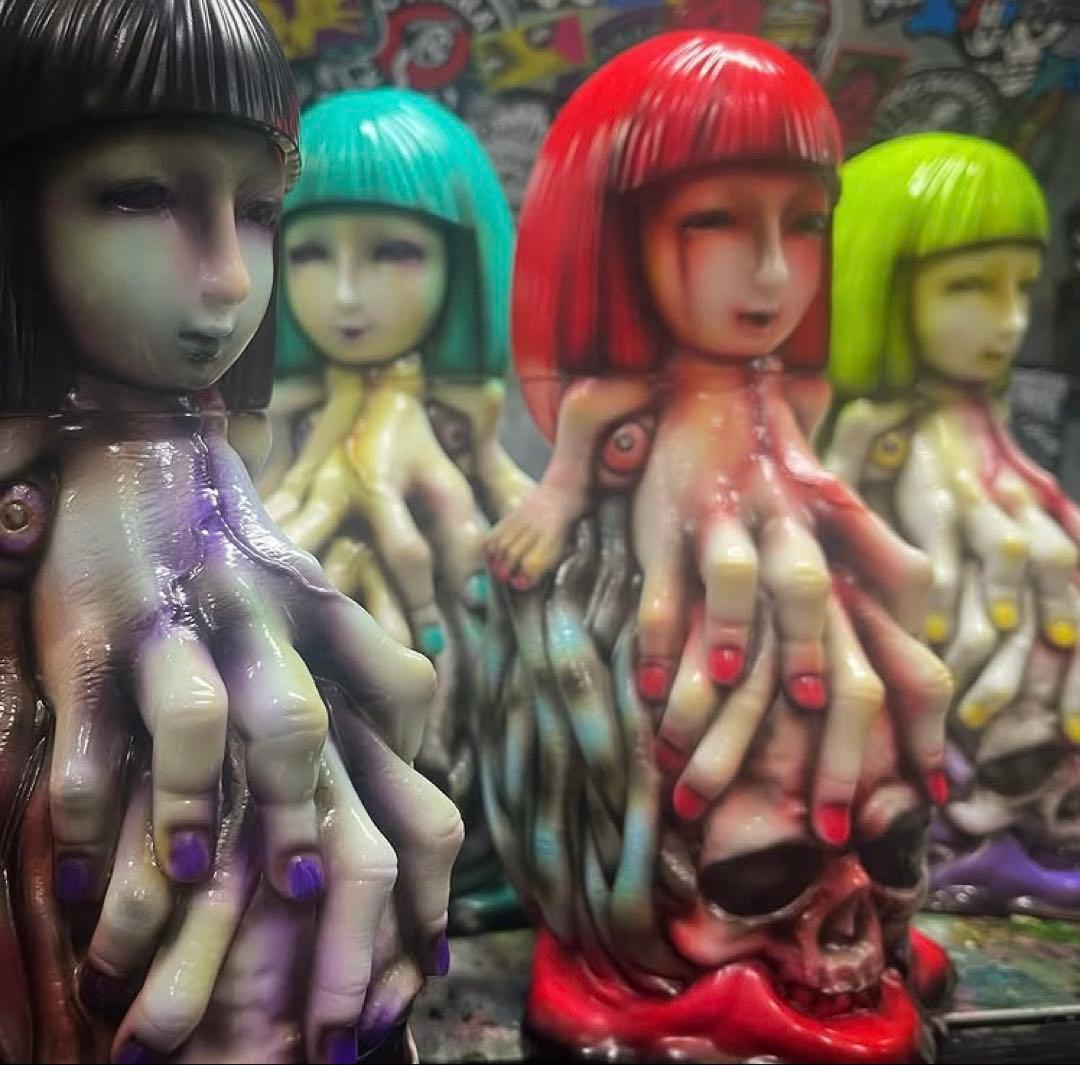 かっこわらい雑貨店 エリザベス Elizabeth 赤髪 ソフビ　フィギュア