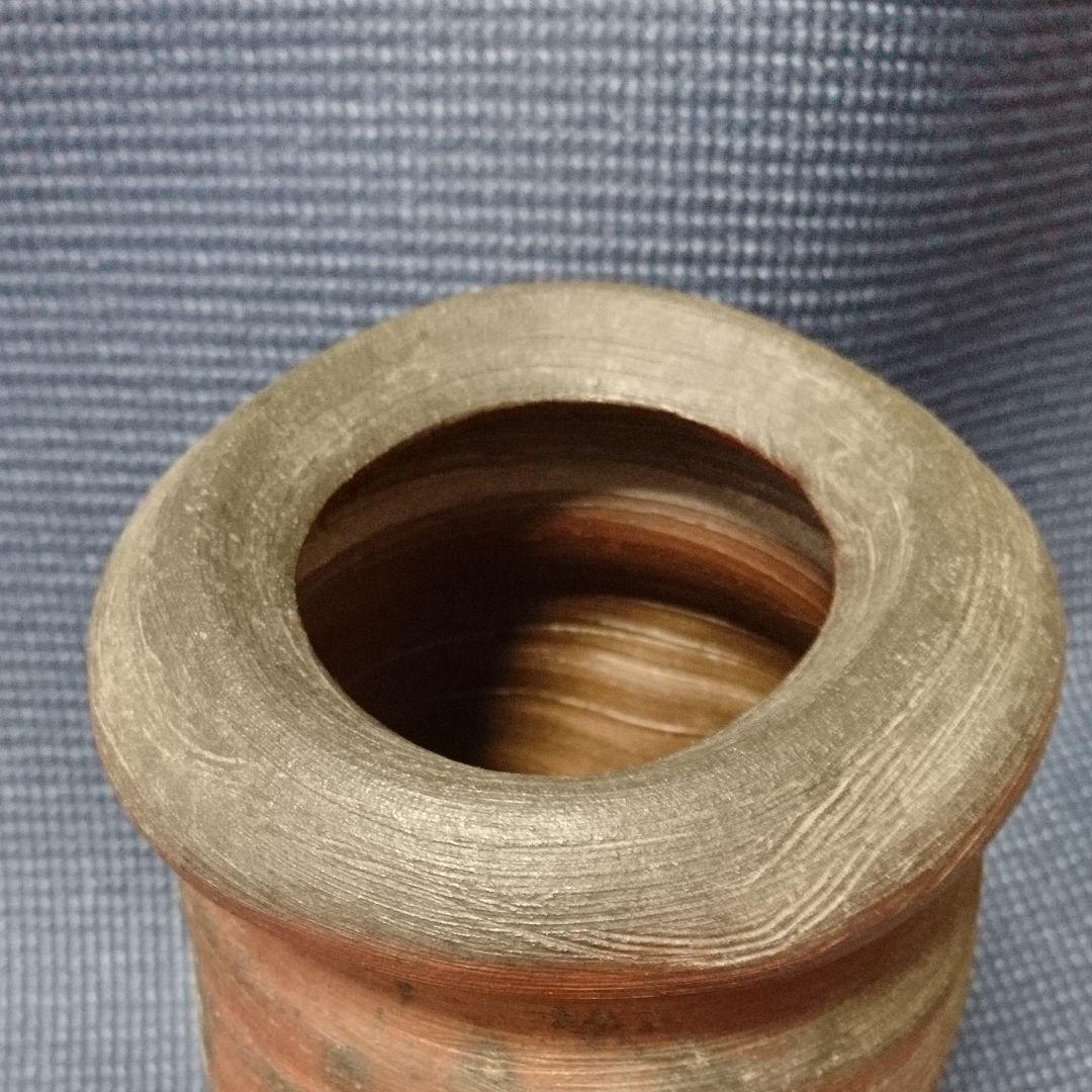 備前焼 作家物花入箱付き