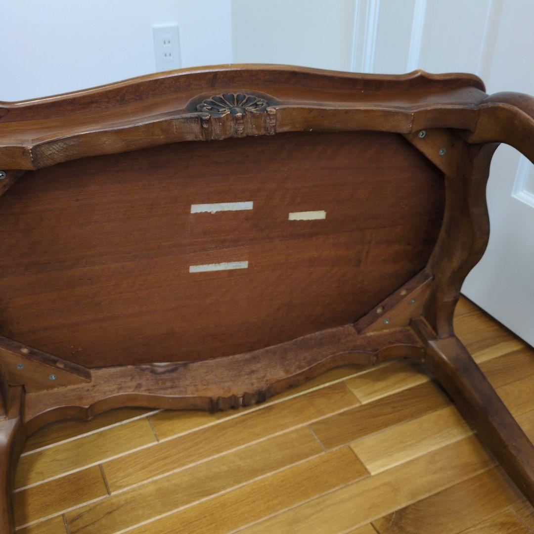 【送料はこちら持ち☆】アンティーク木製クラッシックテーブル　エレガント