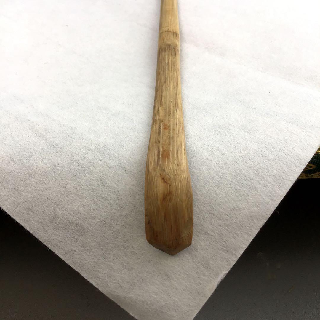 茶道具　茶杓　銘:蟬時雨　十一代松尾宗倫作　葆光斎書付　共筒　共箱　S56CS