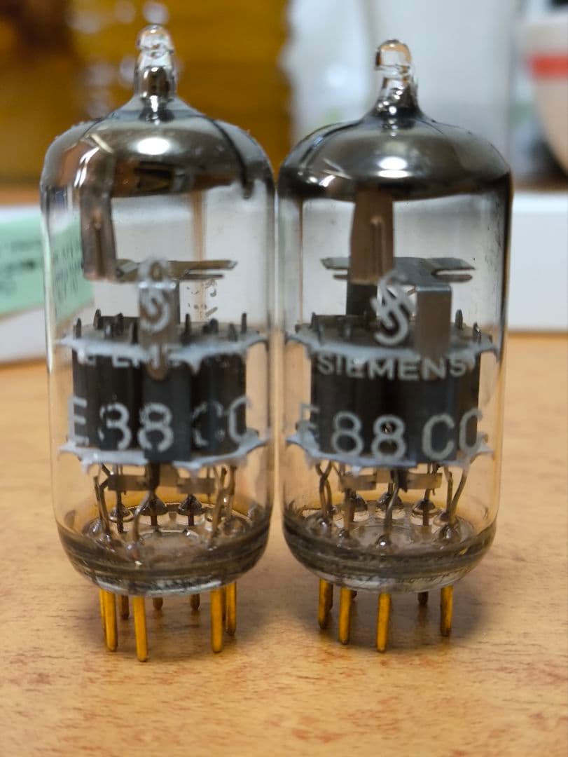 Siemens E88CC Grey Shields 真空管 2本セット1961