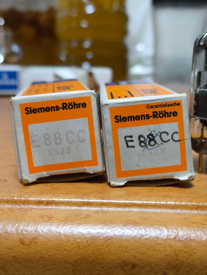 Siemens E88CC Grey Shields 真空管 2本セット1961