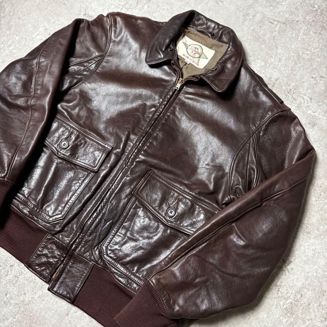 USA製 Gollden Bear ゴールデンベアー A-2 ホースレザー