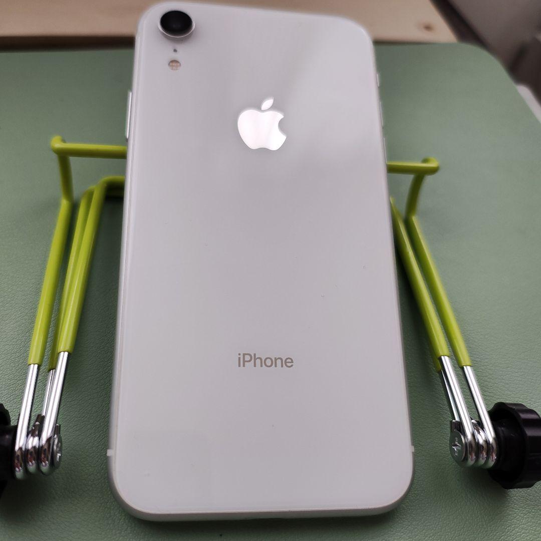 【美品】iPhone XR 64GB ホワイト本体