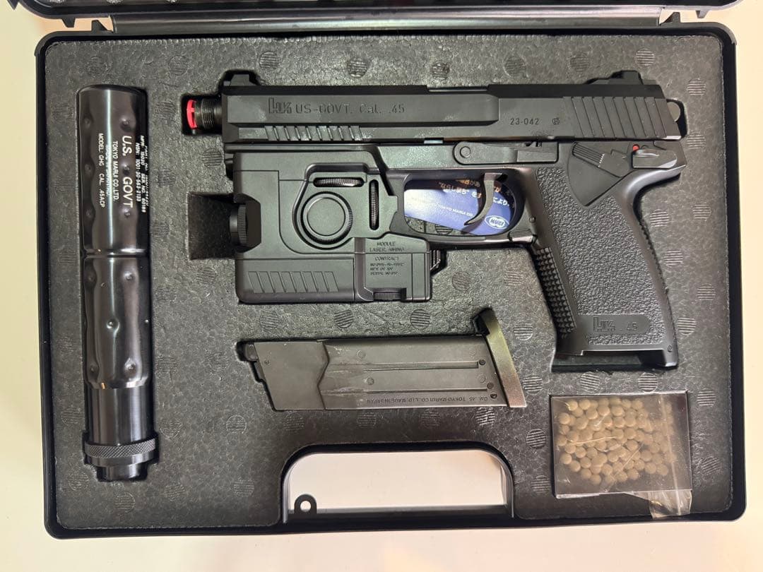 【カスタムガスガン】東京マルイ SOCOM Mk23 1stカスタム 影縫