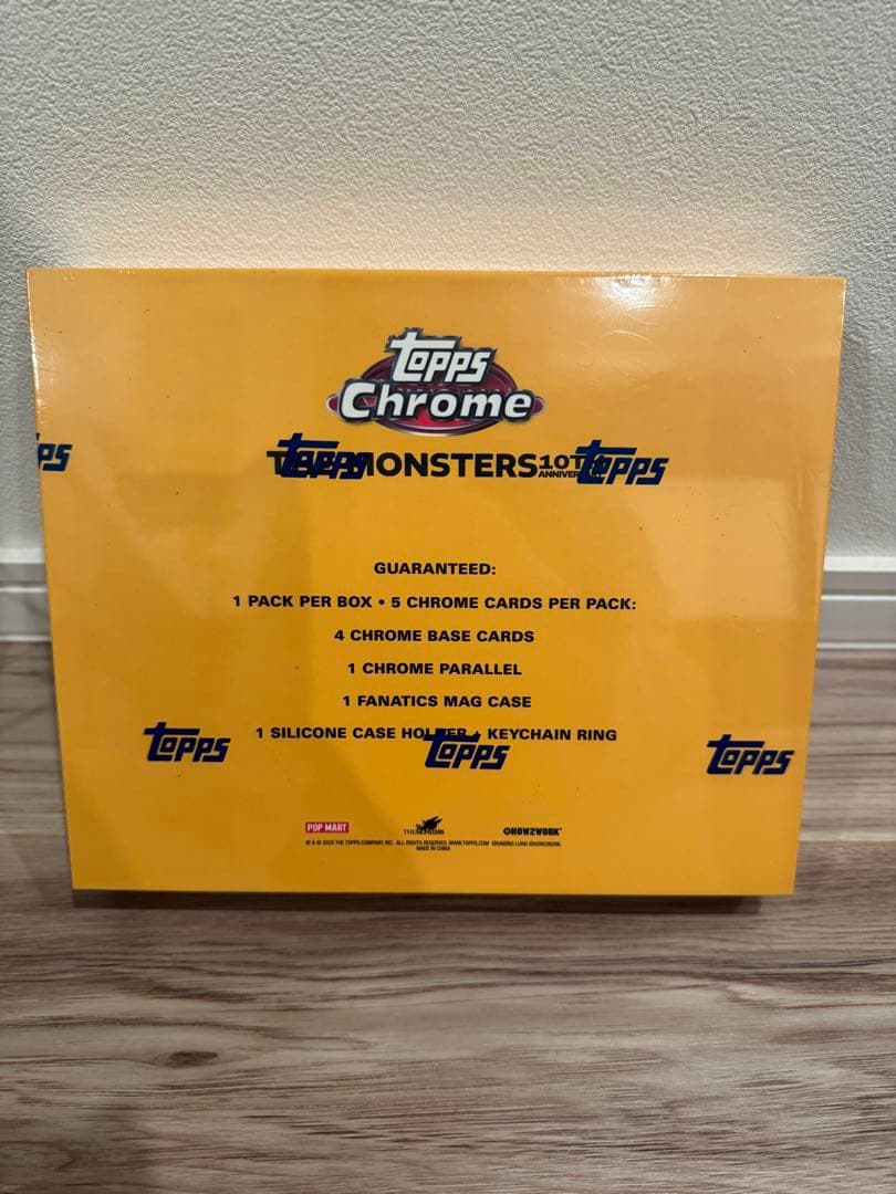 Topps Chrome 10周年記念ボックス ラブブ 1BOX 新品未開封