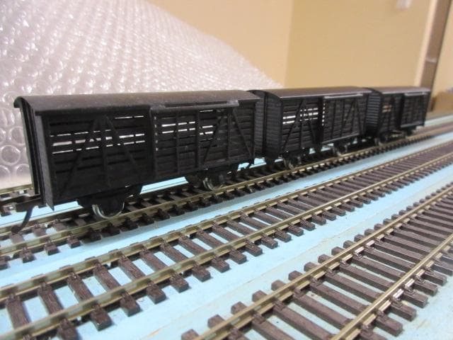 家畜運搬 蒸機列車セット （HOゲージ）金属製・エンドウ製