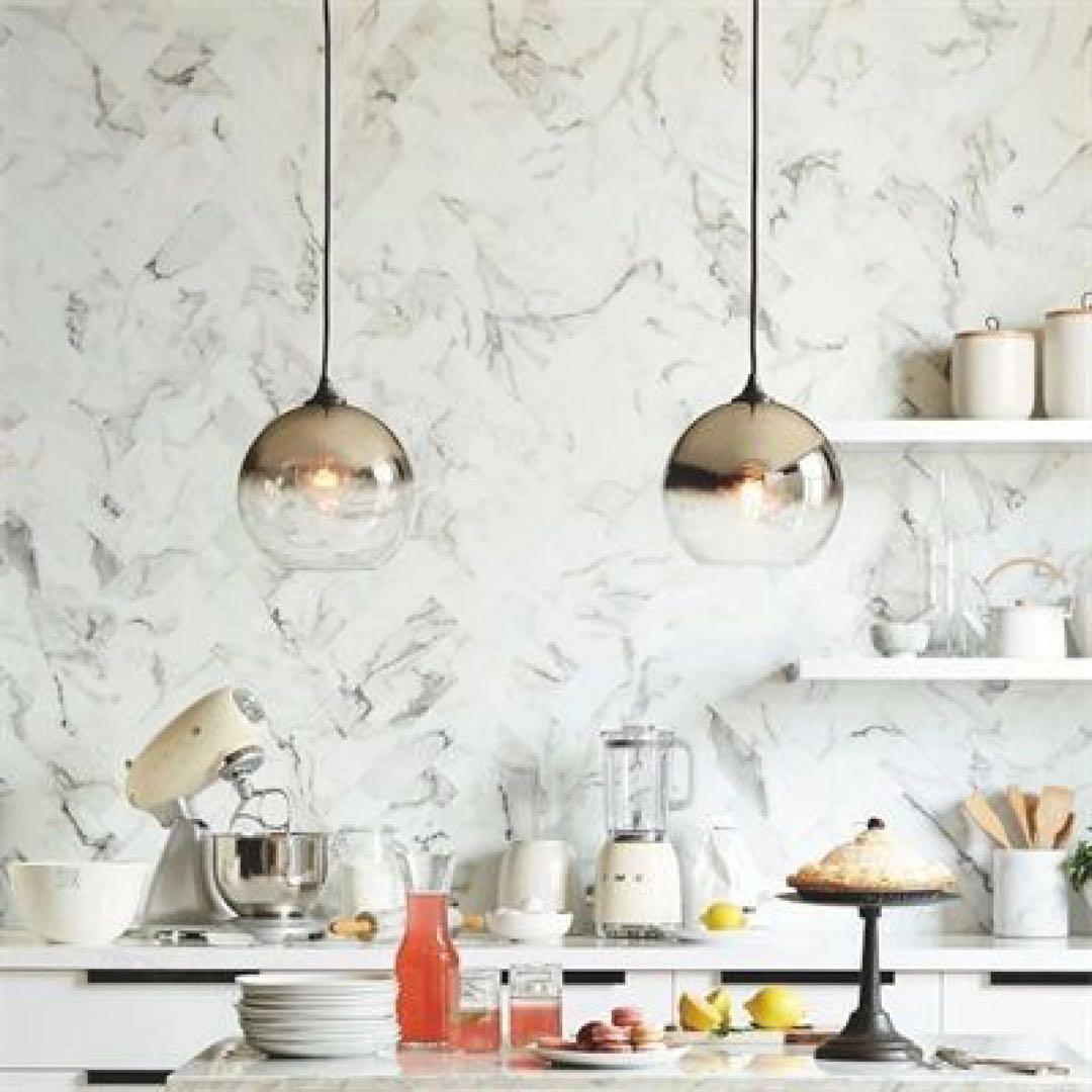 北欧 ペンダントライト(シルバー)×3 引掛シーリング用