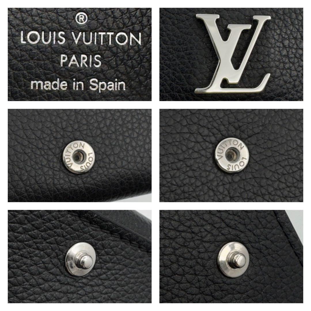 ギフト対応　現行モデル　ヴィトン財布　ポルトフォイユ　ロックミニ　ノワール　箱付