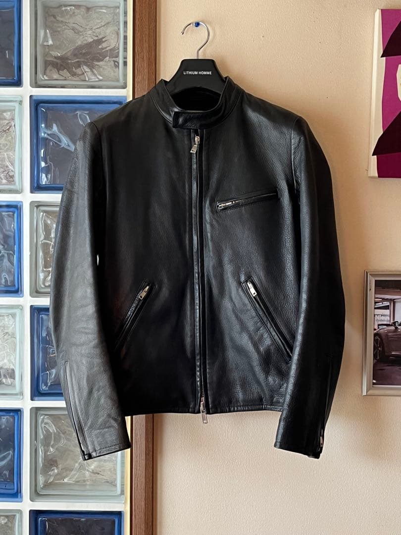 リチュウムオム　シングルライダース 美品　専用ハンガー付き