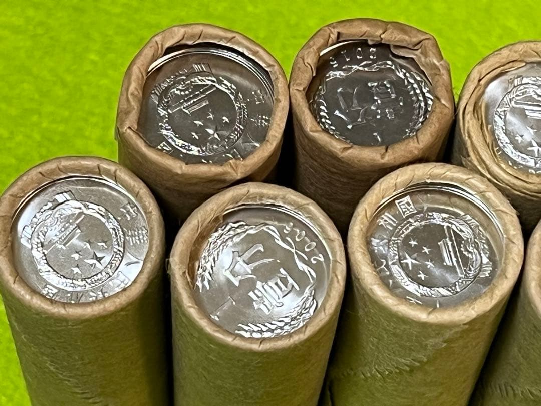 中国硬貨　2005年〜2017年1分11巻550枚中国人民銀行新品説明必読