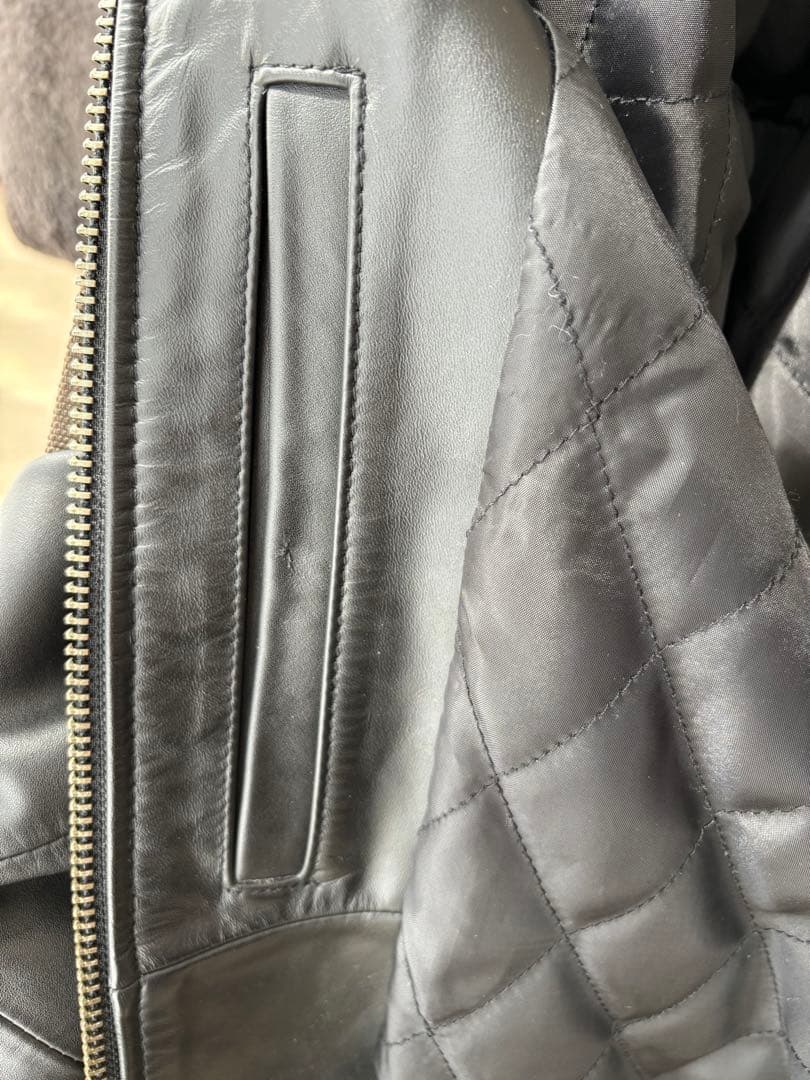 ジョンケイさん専用ホースハイド本革シングルライダースジャケット