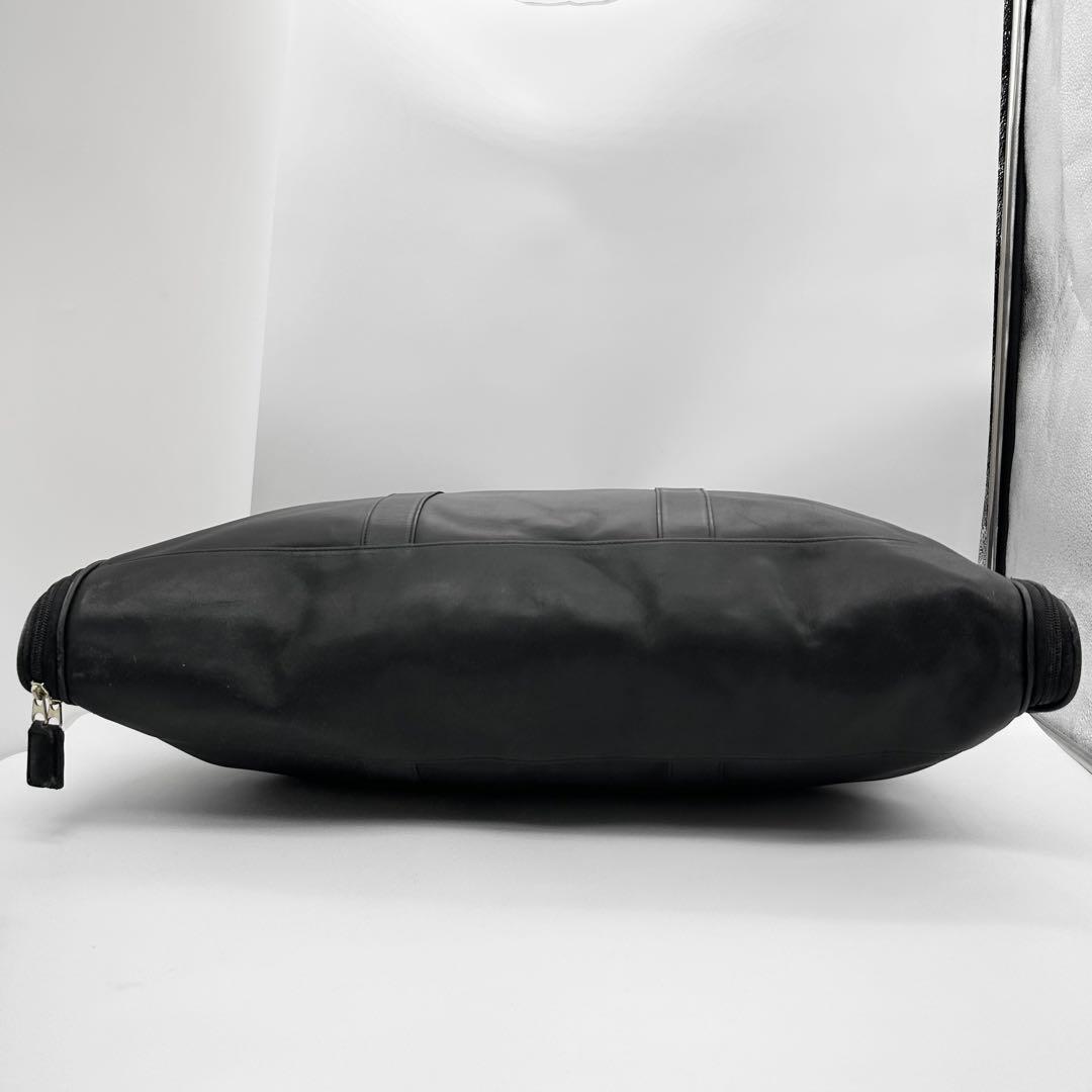 希少◎　コーチ　ガーメントバッグ　スーツケース　スーツカバー　レザー　黒　大容量