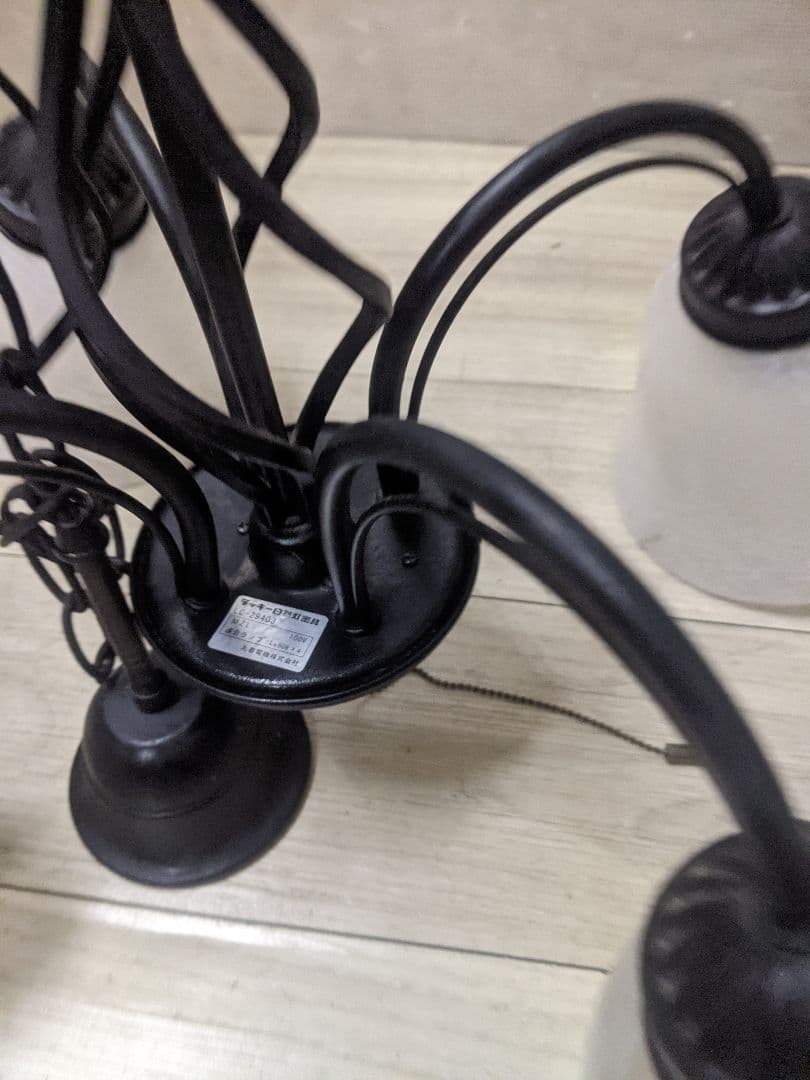 シャンデリア 6-8畳 クラシカル アンティーク調 天井照明 ライト