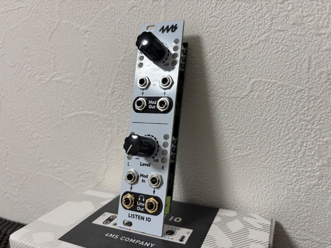 4ms Listen IO ユーロラック モジュラーシンセ