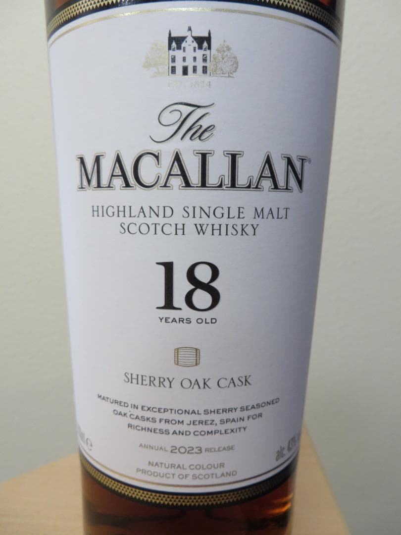 ザ マッカラン 18年 シェリー オーク カスク 43% 700ml