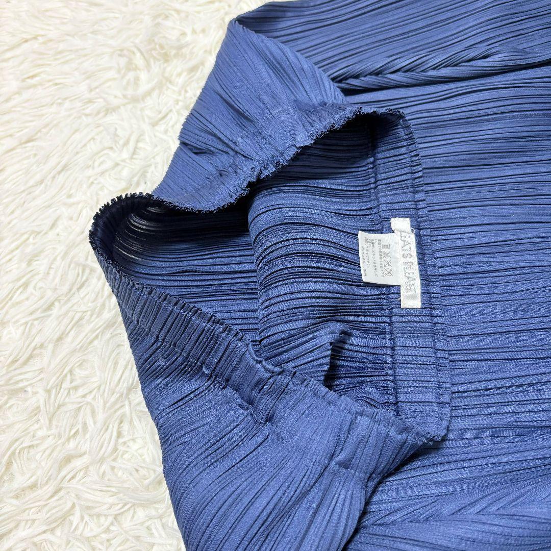 ✨極美品✨ 希少 プリーツプリーズ イッセイミヤケ サルエルパンツ ネイビー