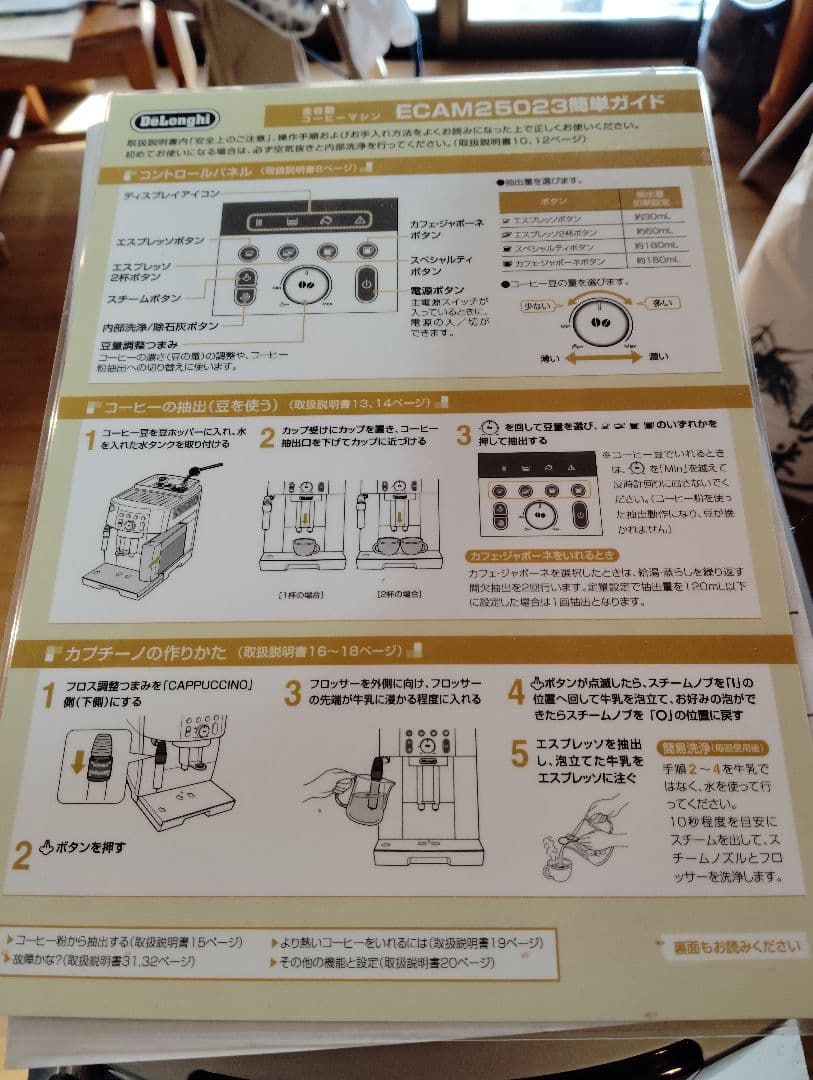 DeLonghiデロンギ マグフィニカS スマート　ECAM25023SB