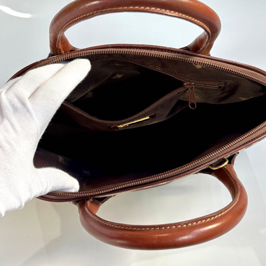 バーバリーズ ノバチェック 2WAY ハンドバッグ ショルダー PVC レザー